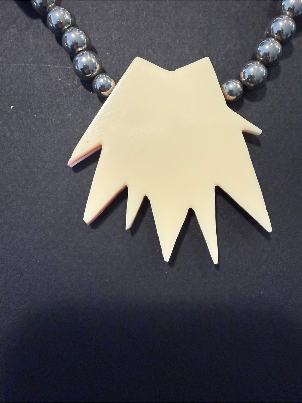 1980s Sterling Beaded Lee Sanda Inspired Abstract Necklace and Bracelet - Picture 10 of 15